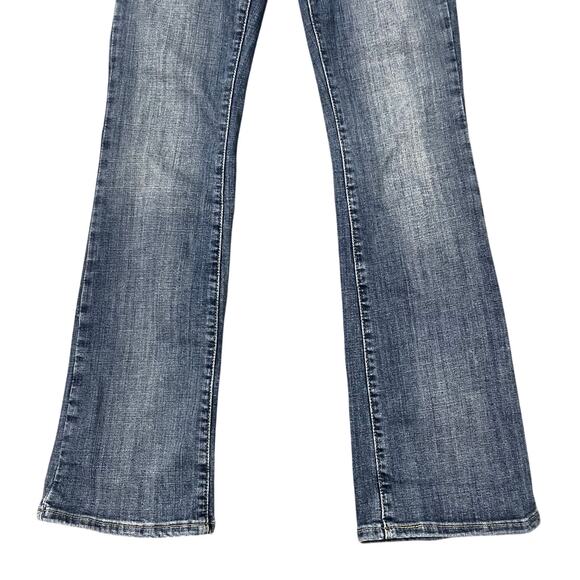 Levi's 725 Women’s High Rise Bootcut Jeans Size 25 x 28 inseam Blue - Picture 4 of 12